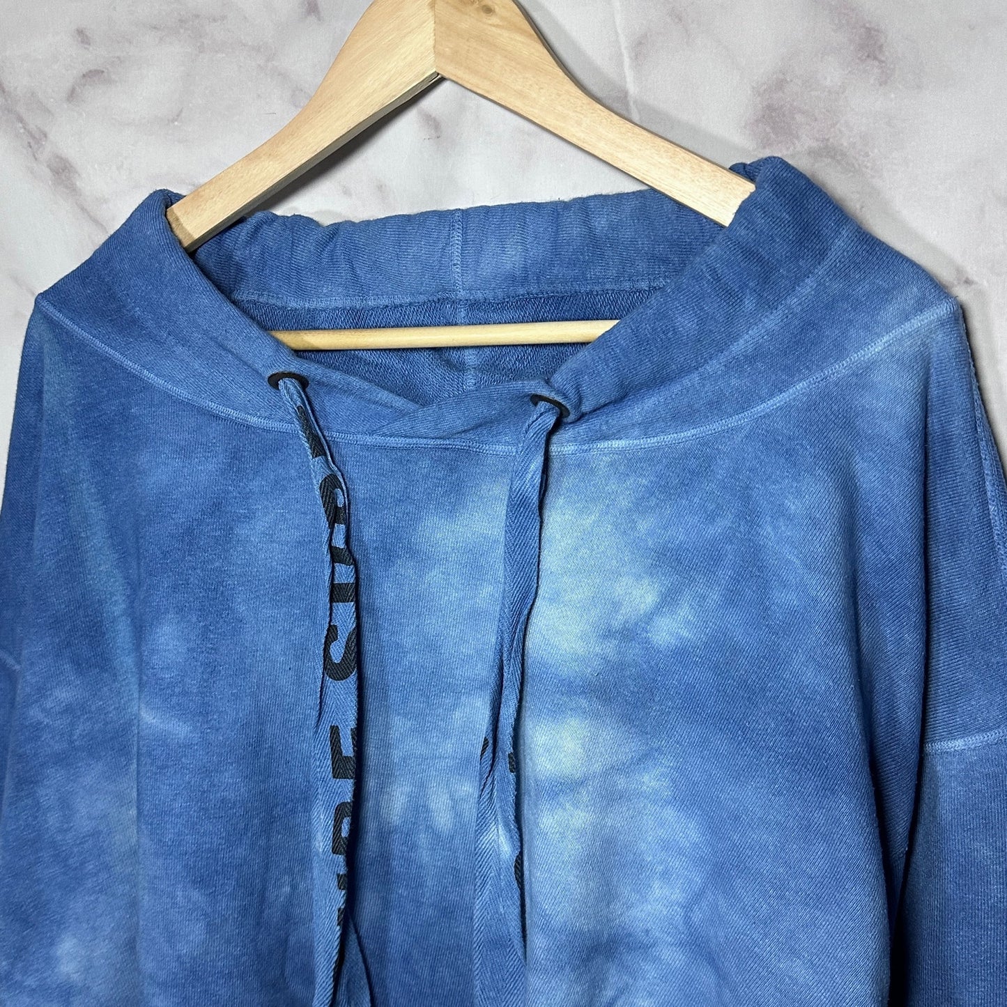 Kapital Surf Oversized Blue Tie Dye Hoodie