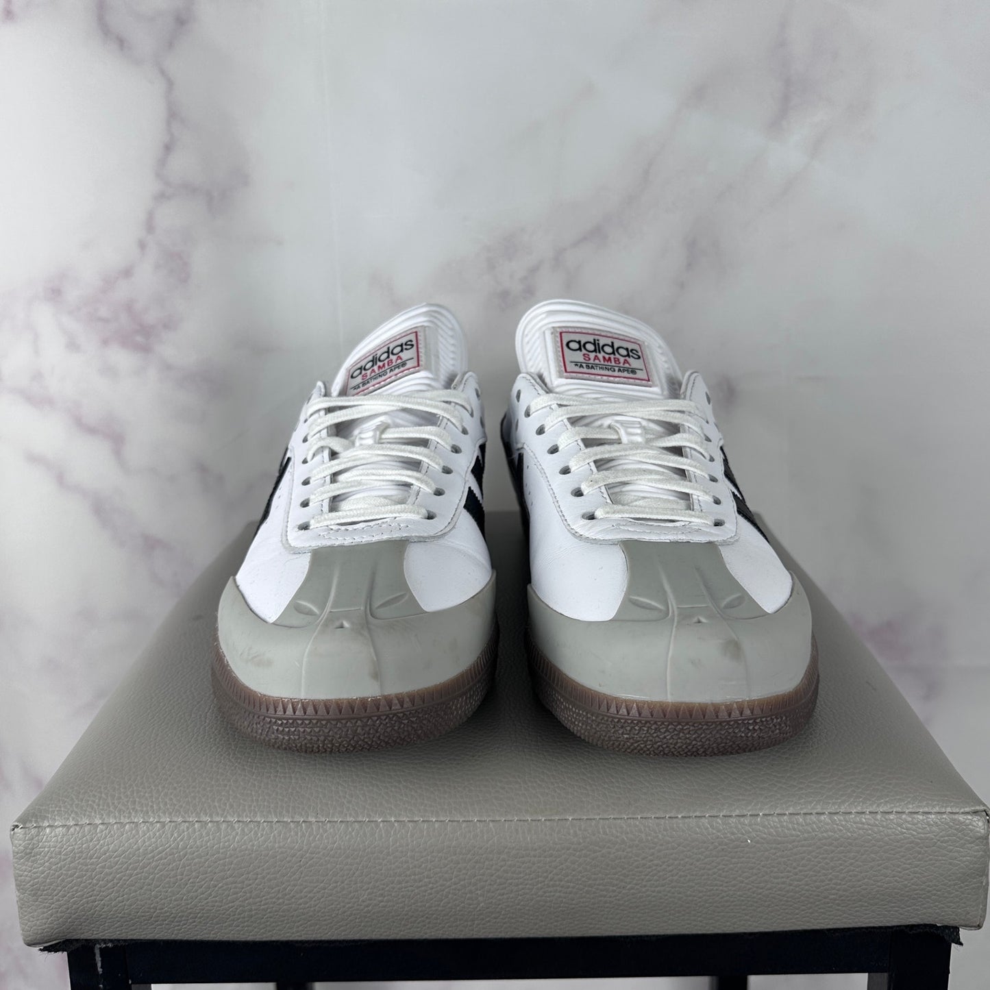 Bape x Adidas Samba White/Black/Gum