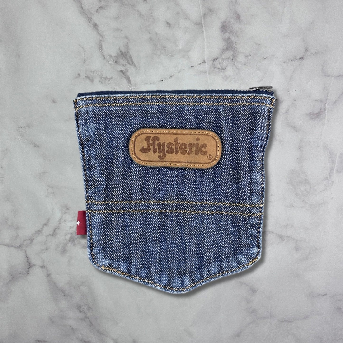 Hysteric Glamour Denim Pocket Zipper Wallet