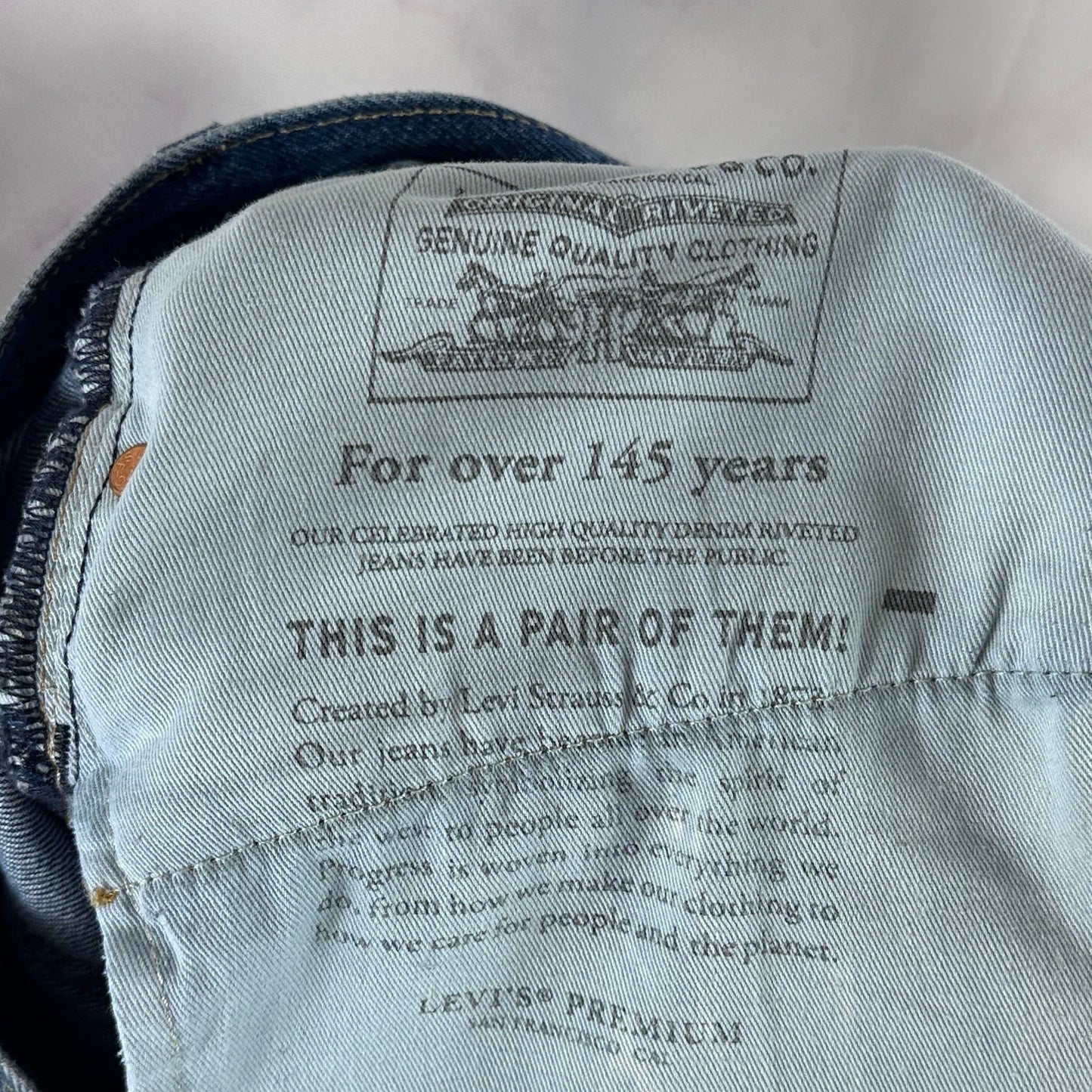 Levi’s 551 Premium Denim Big E Jeans