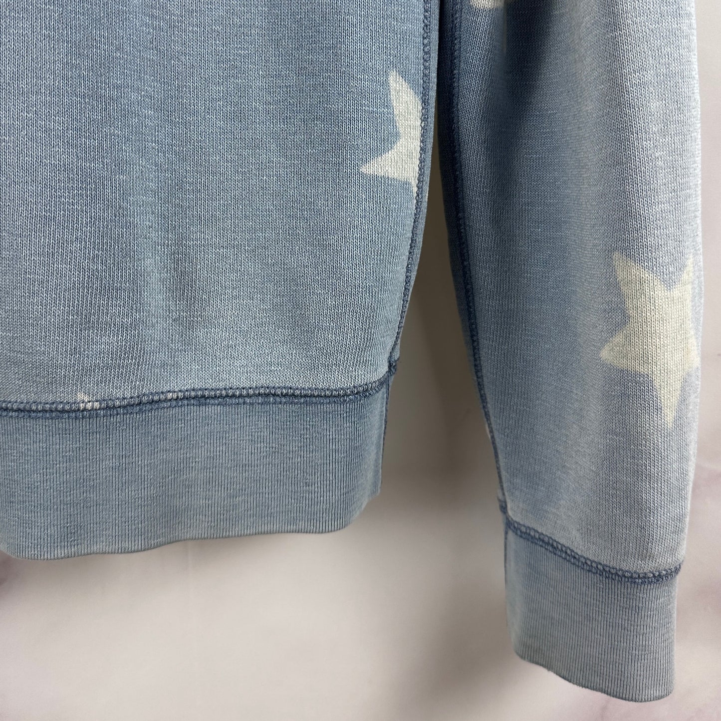 Visvim Artisan Star Blue Zip-Up Hoodie