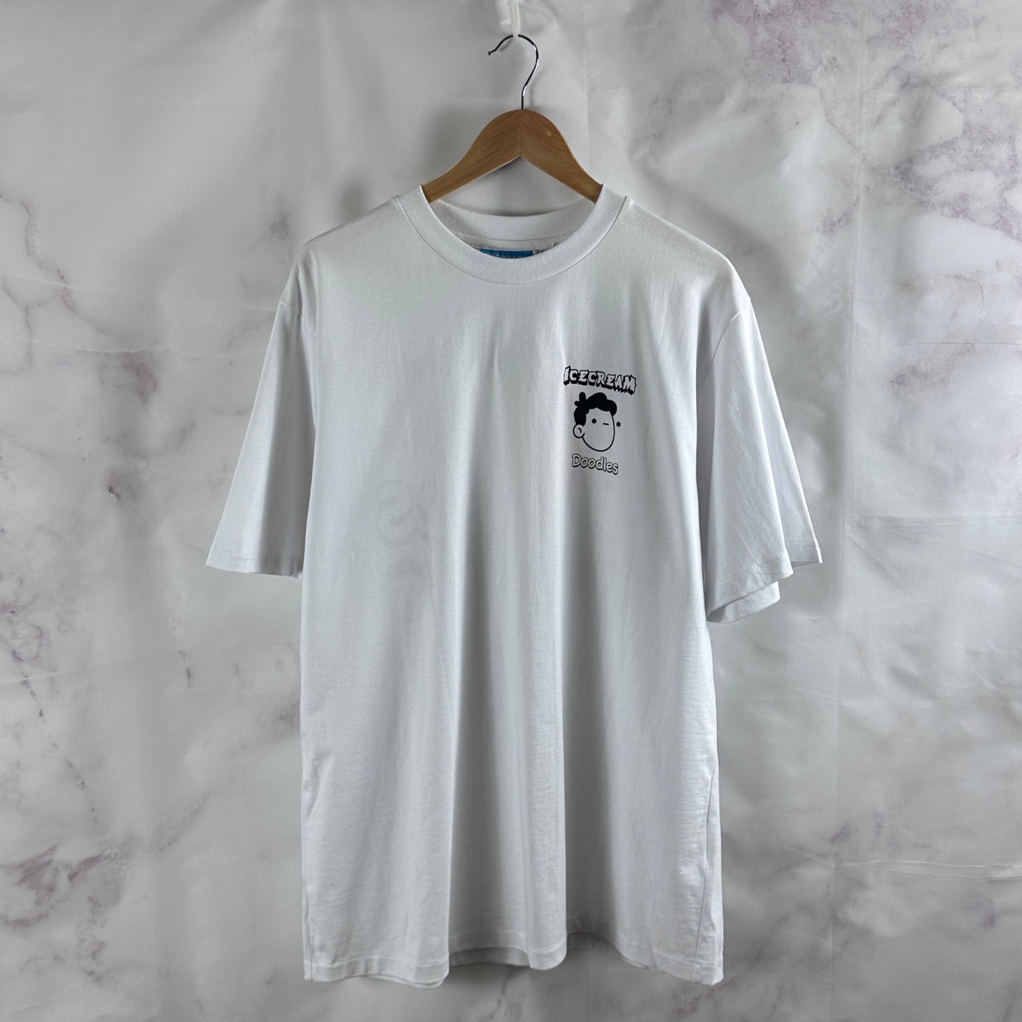 Icecream x The Doodles White Coloring Tee