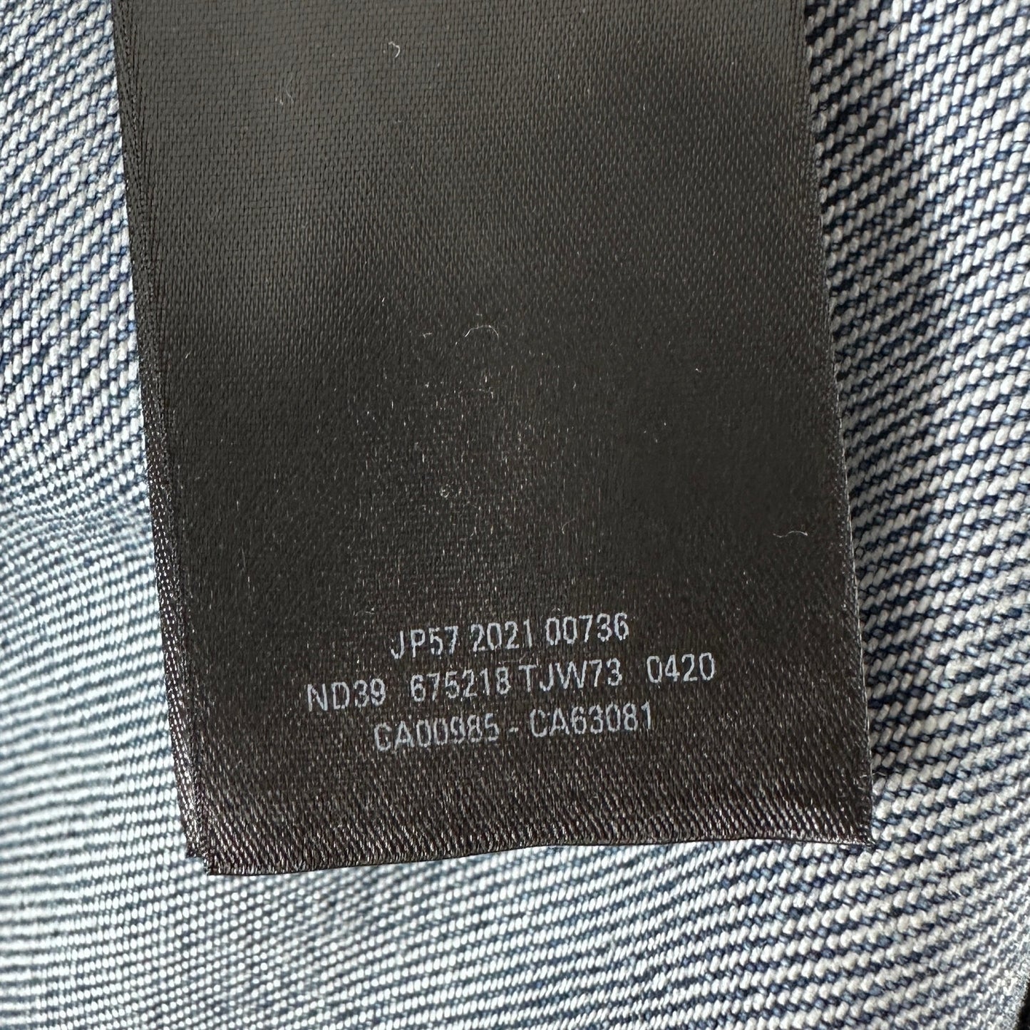 Balenciaga Baggy Distressed Blue Denim