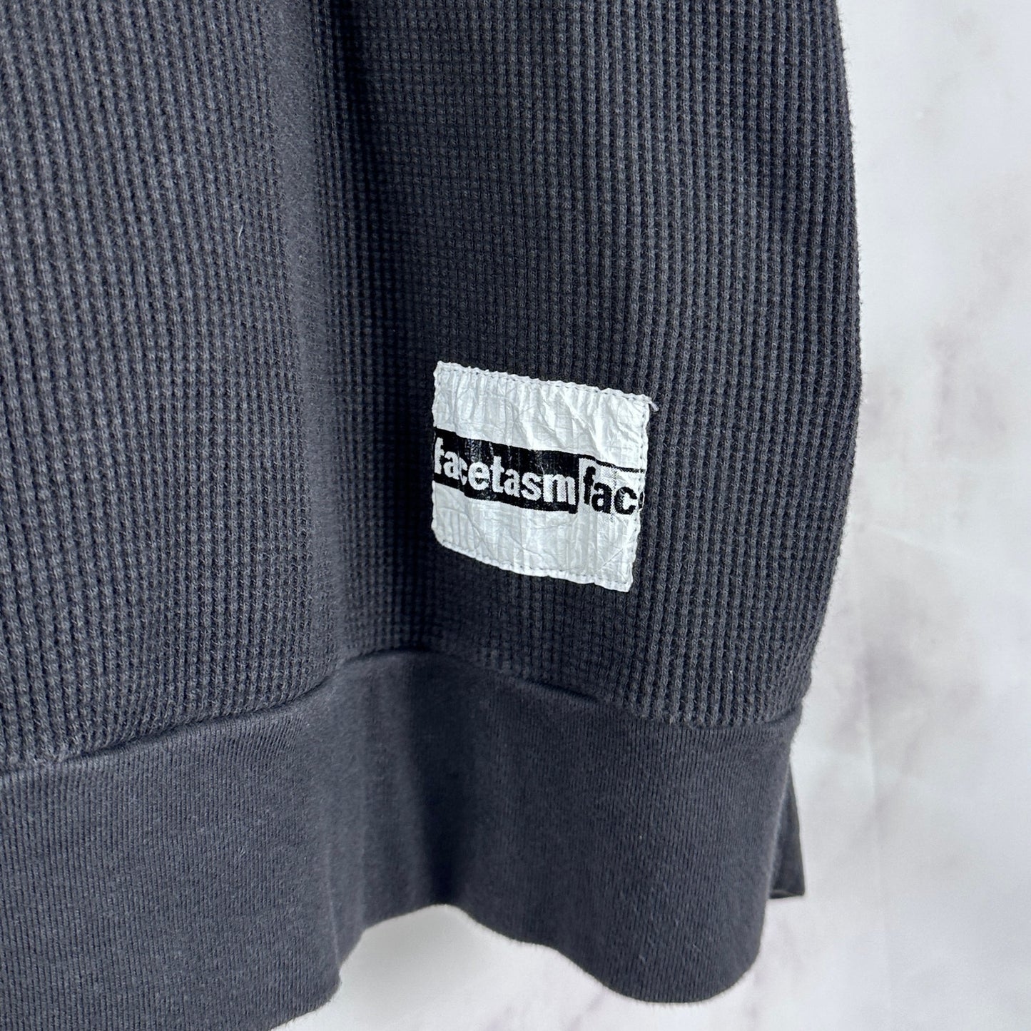 Facetasm Zip Waffle Hoodie