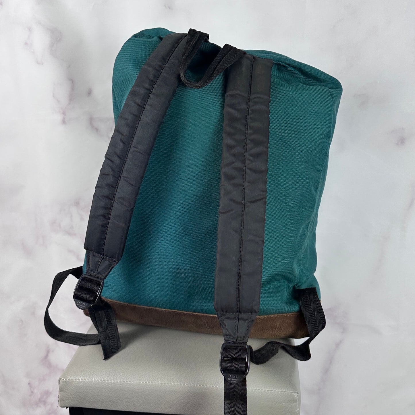 Vintage Eastpak USA Green/Brown Backpack