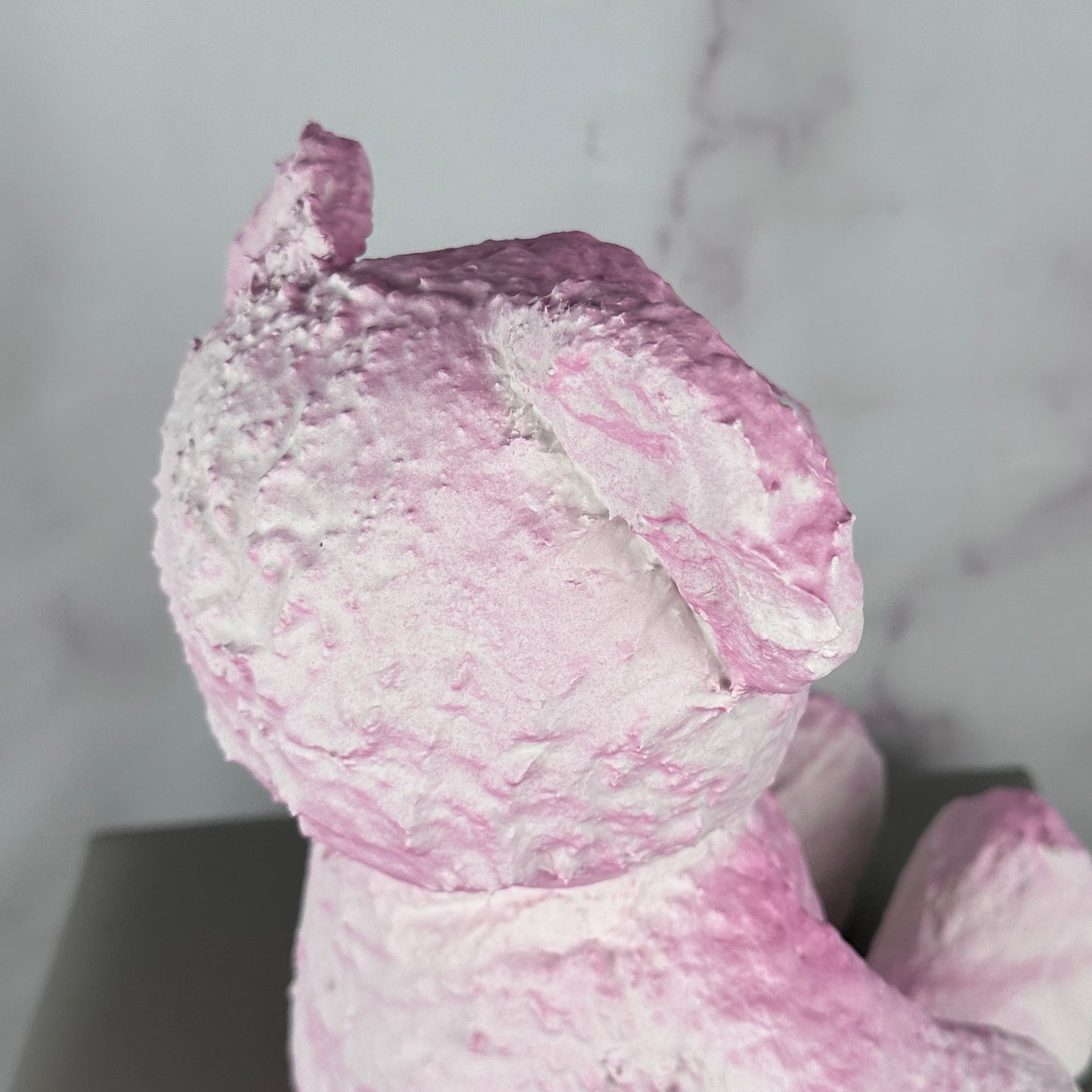 Daniel Arsham Pink Cracked Bear Figure