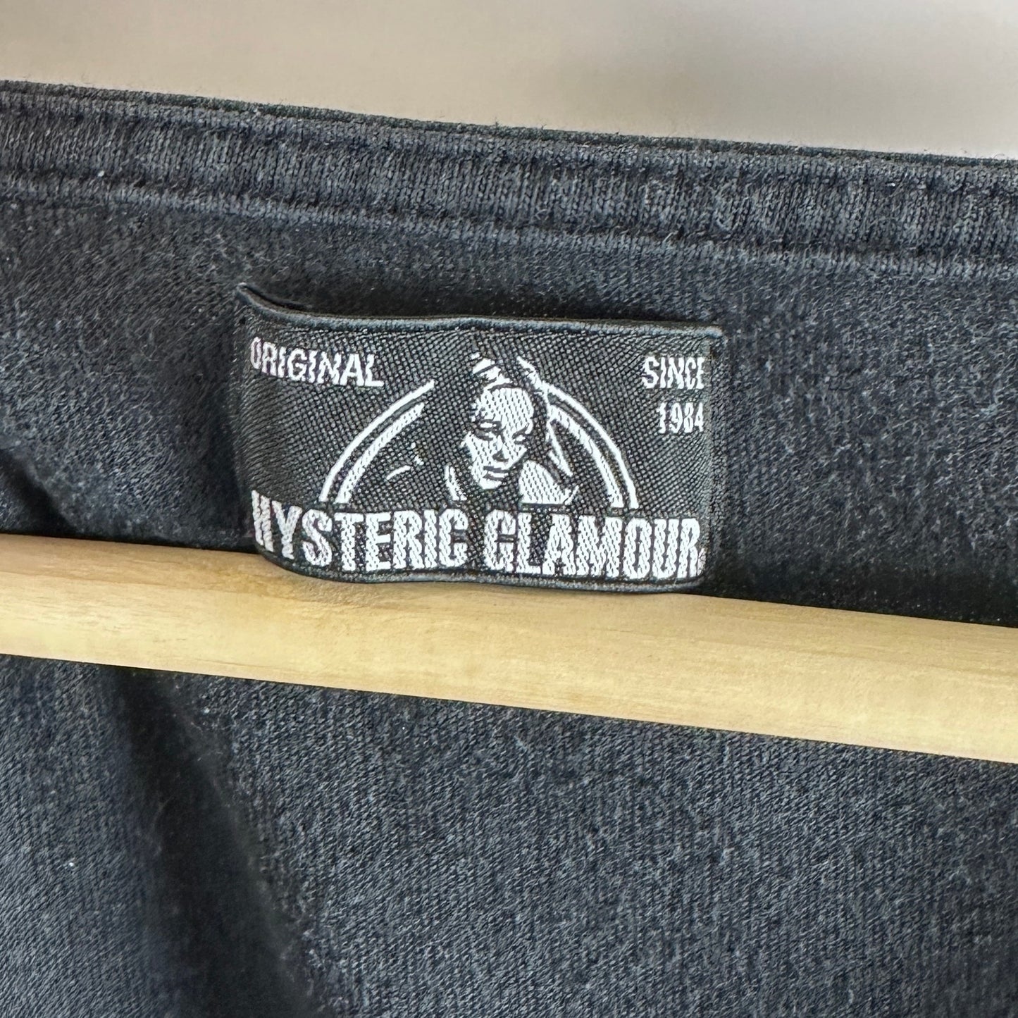 Hysteric Glamour Shout Out Loud Black Pocket Tee