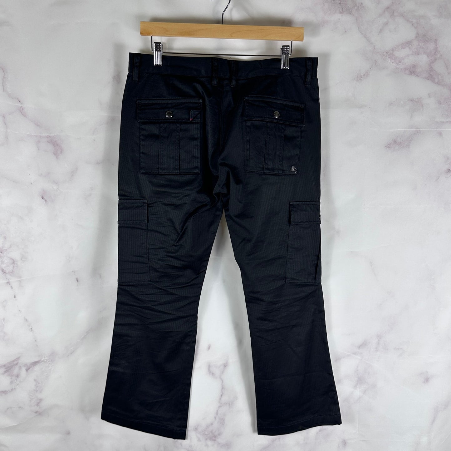 Burberry Black Label Striped Cargo Pants