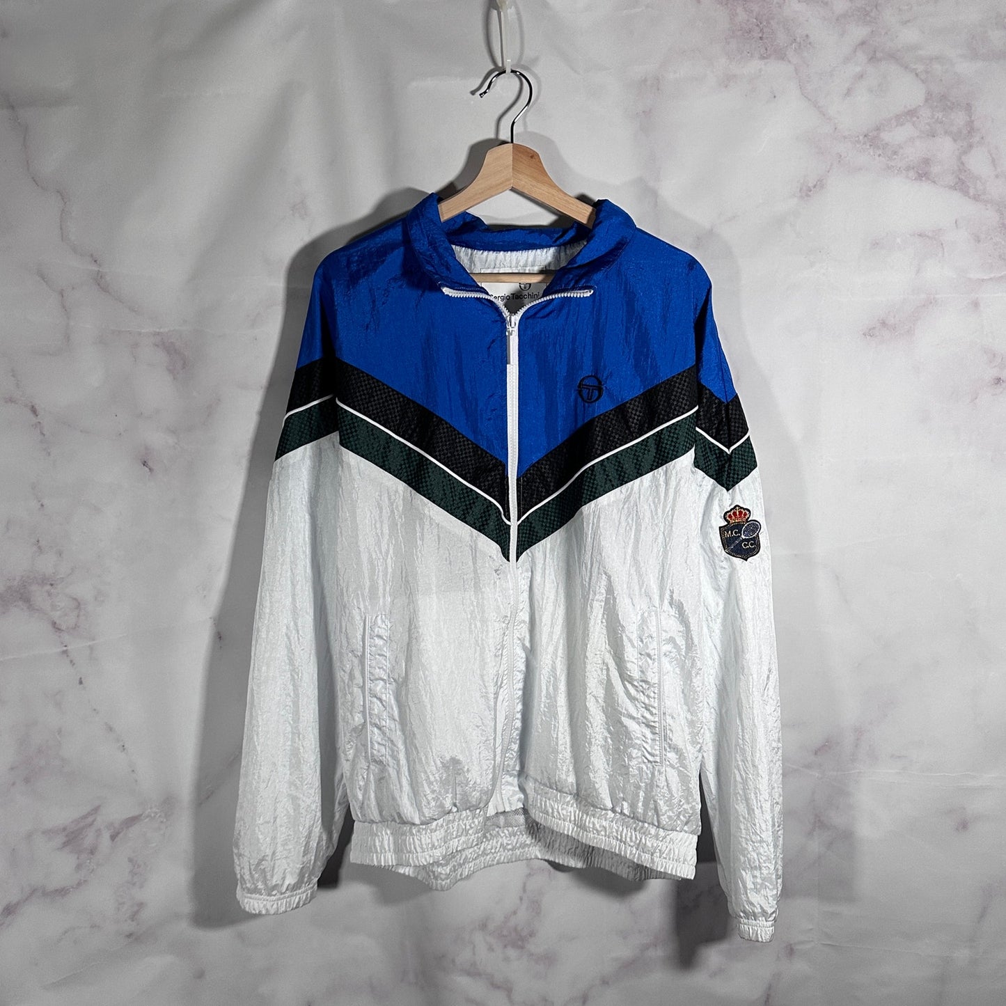 Sergio Tacchini Monte Carlo Track Jacket White/Blue