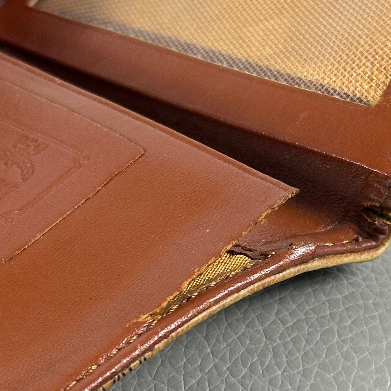 MCM Monogram Leather Cardholder