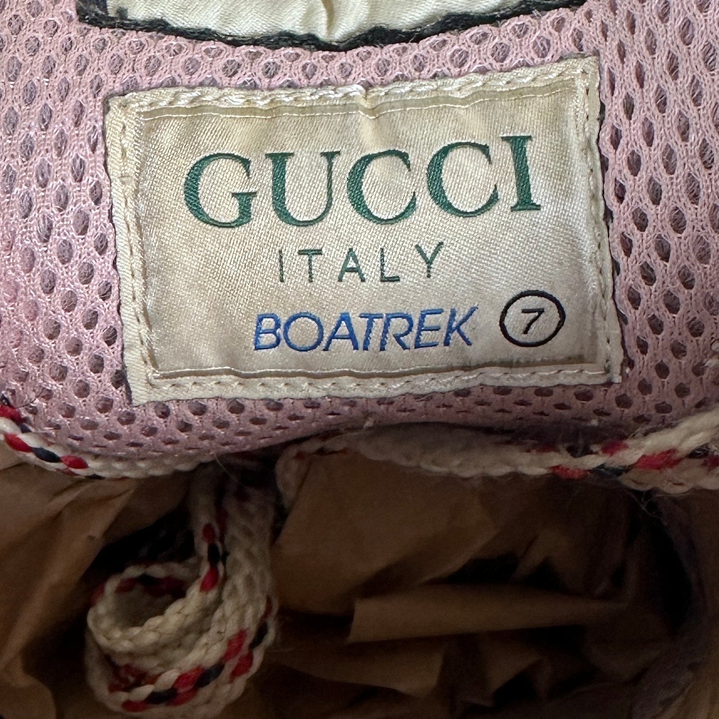 Gucci Boatrek Brown Leather Sneaker