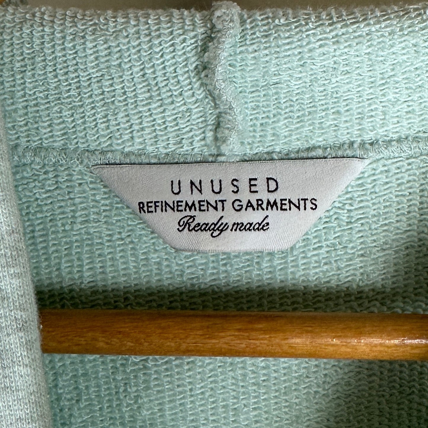 Unused Light Blue Layered Crewneck Hoodie
