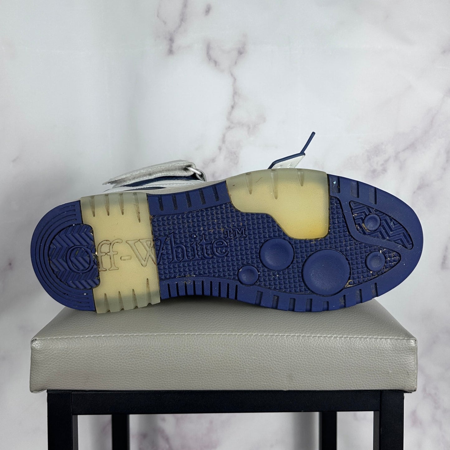 Off-White Out of Office Mid White/Navy Blue