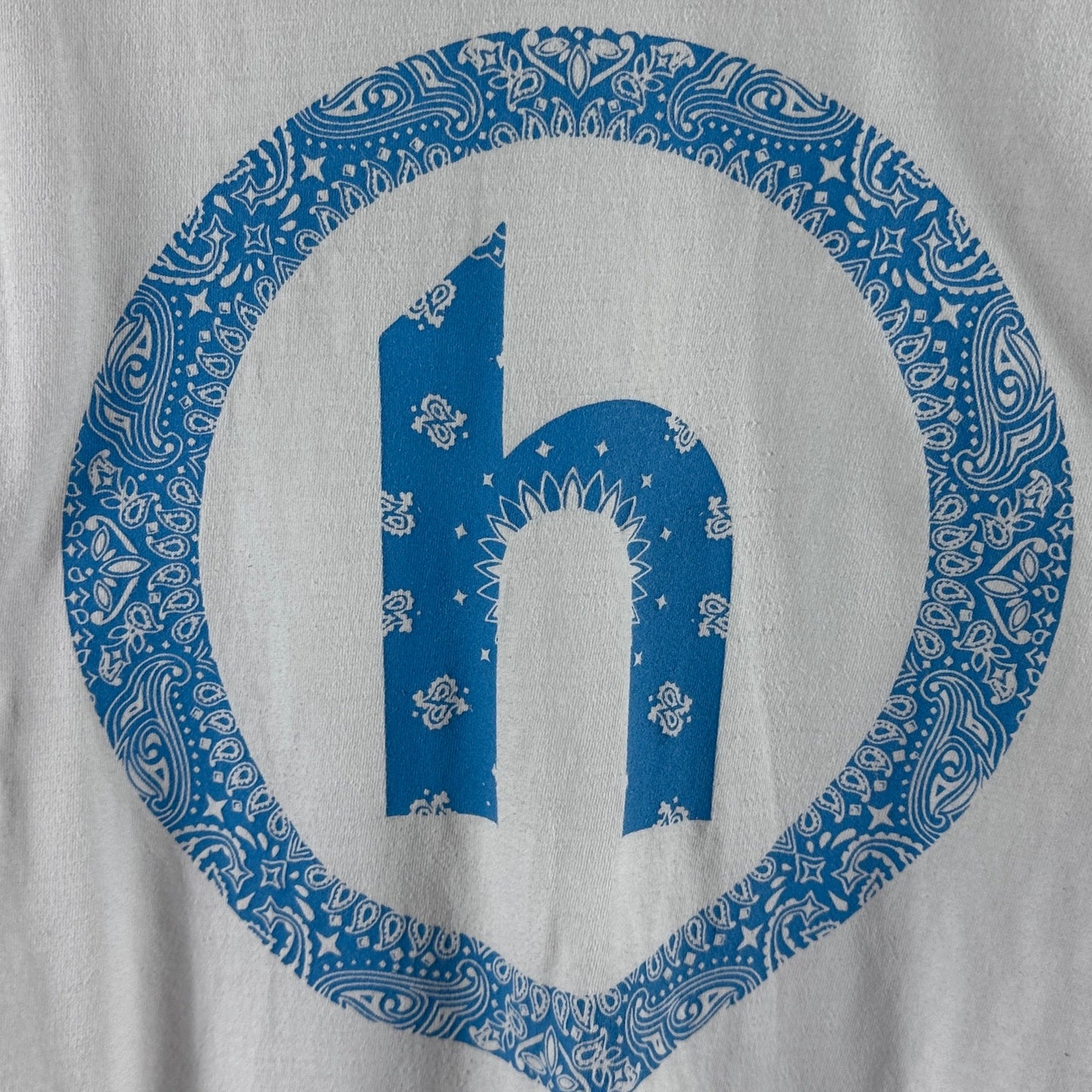 Hidden NY White/Blue Paisley Tee