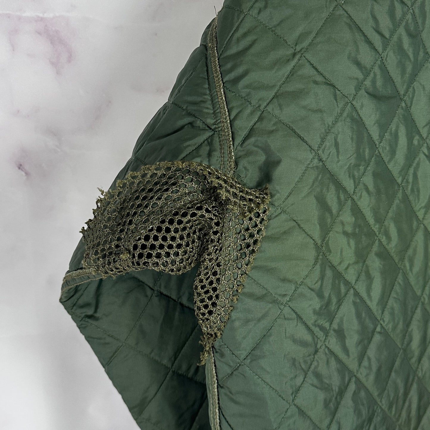 Vintage British Army Green Parka Liner