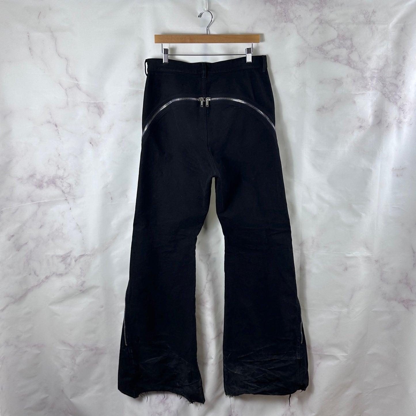 Rick Owens F/W23 Luxor Black Bolan Banana Pants