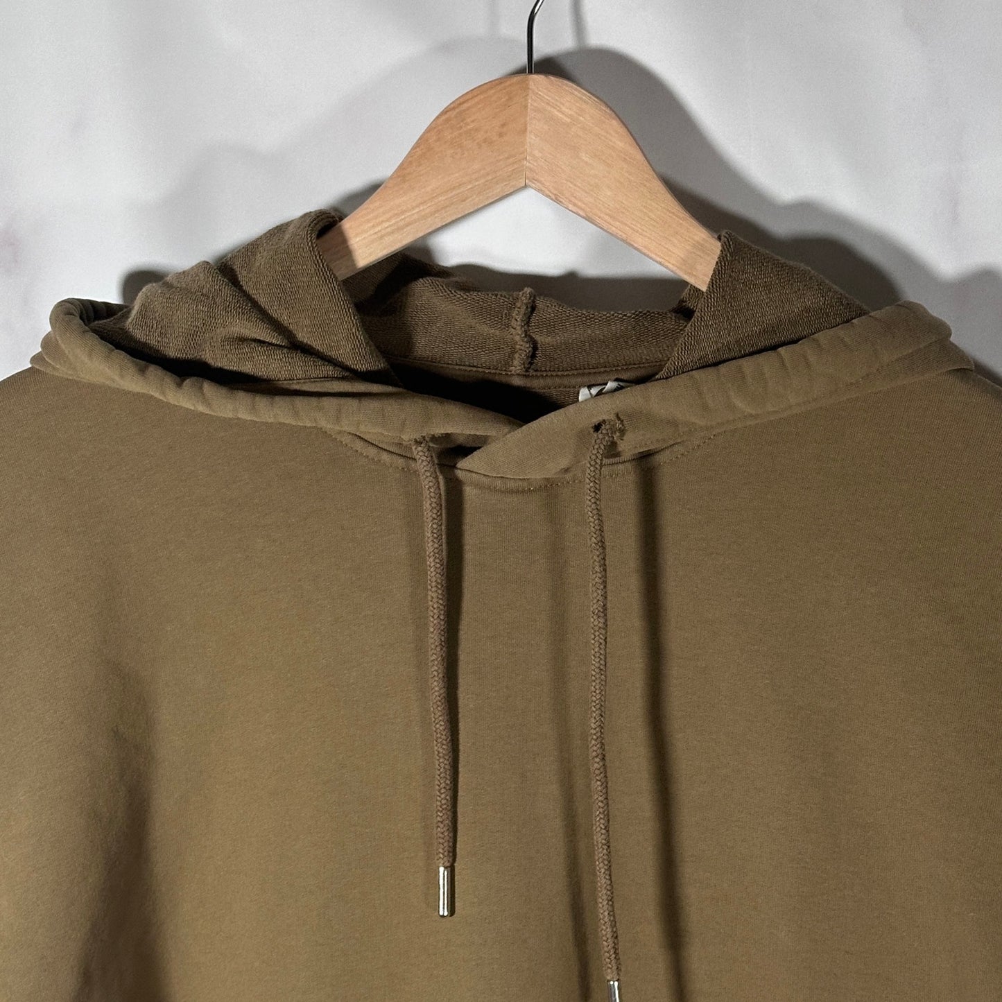 Helmut Lang Olive Double Hem Hoodie