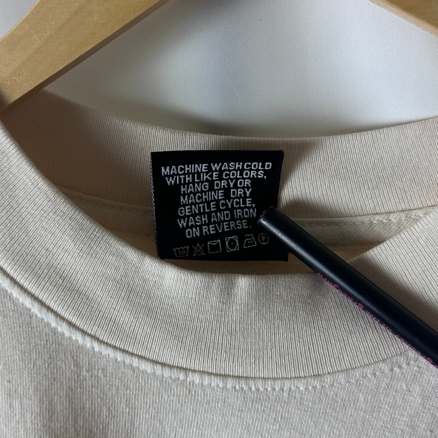 Articles Russian Alphabet Cream Graphic Tee