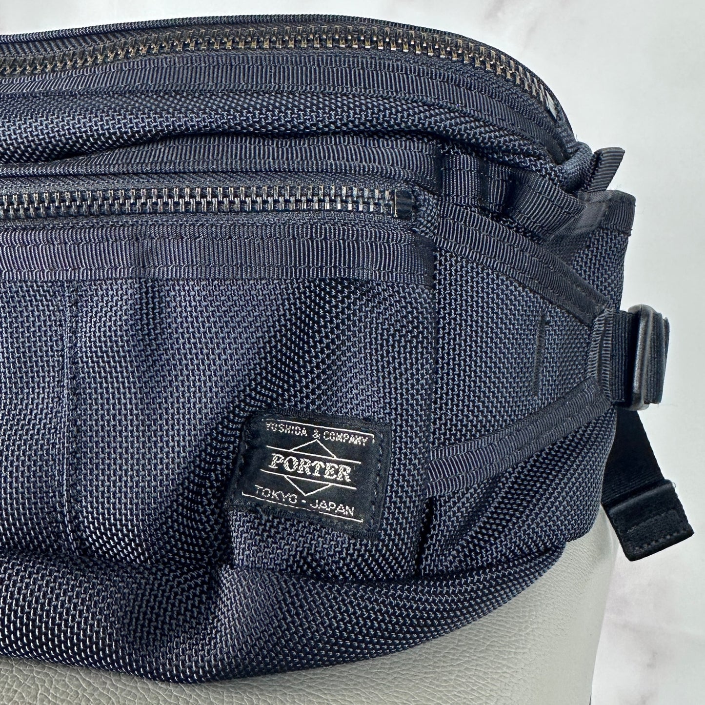 Porter Yoshida & Co. Black Heat Waist Bag