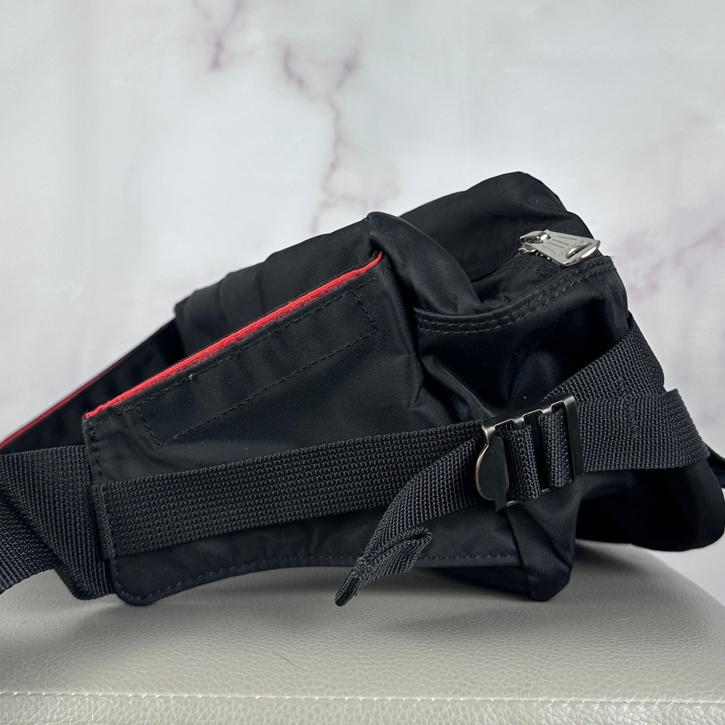 Porter Yoshida & Co. Black/Red Tanker Bag