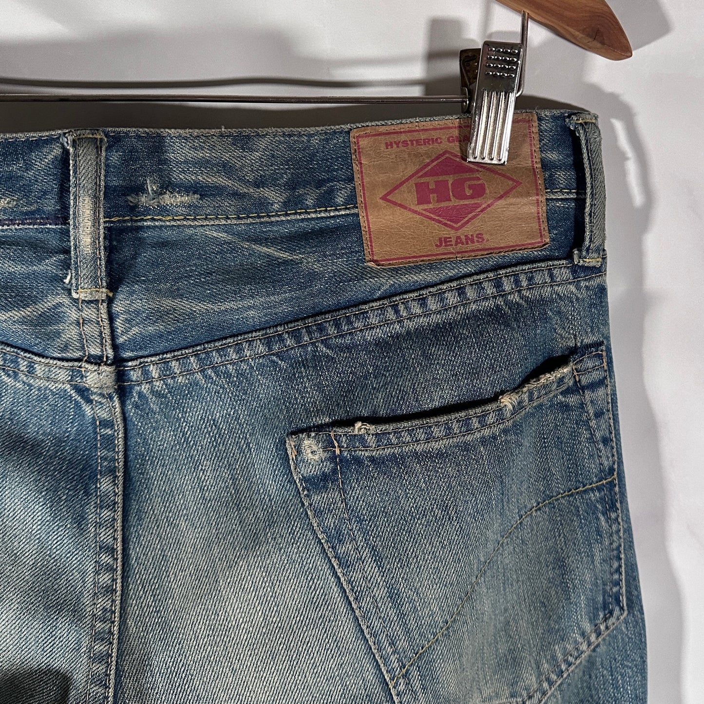 Hysteric Glamour Selvedge Repaired Denim