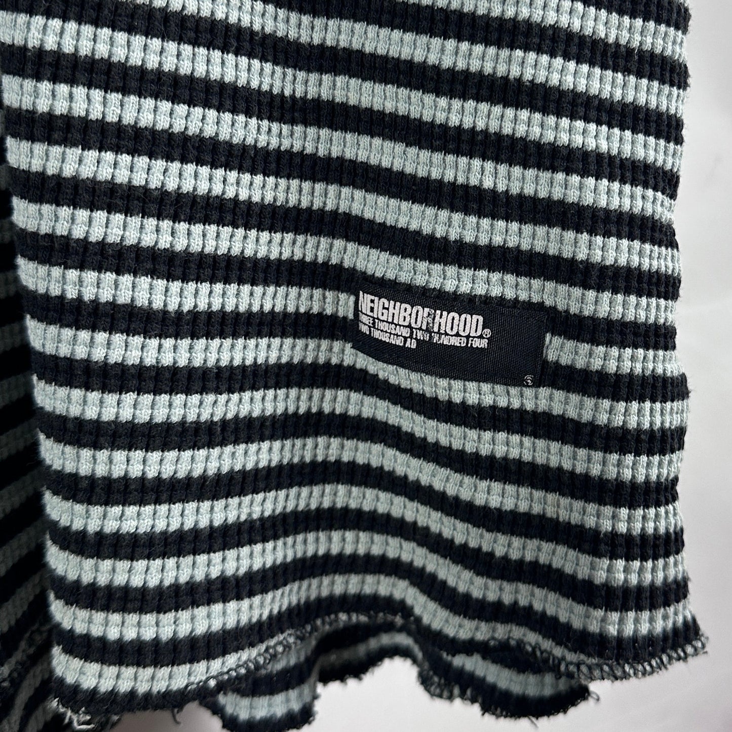 Neighborhood Japan Striped Henley Tee