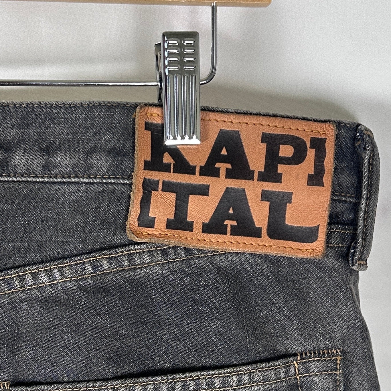 Kapital Kountry Black Jewel Denim Jeans