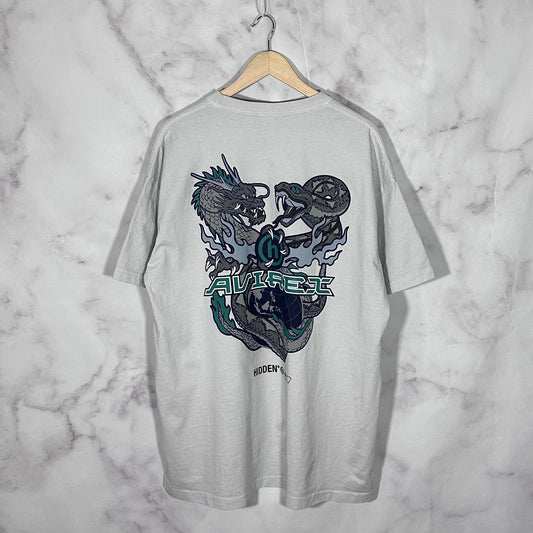 Hidden NY x Avirex Silver Graphic Tee