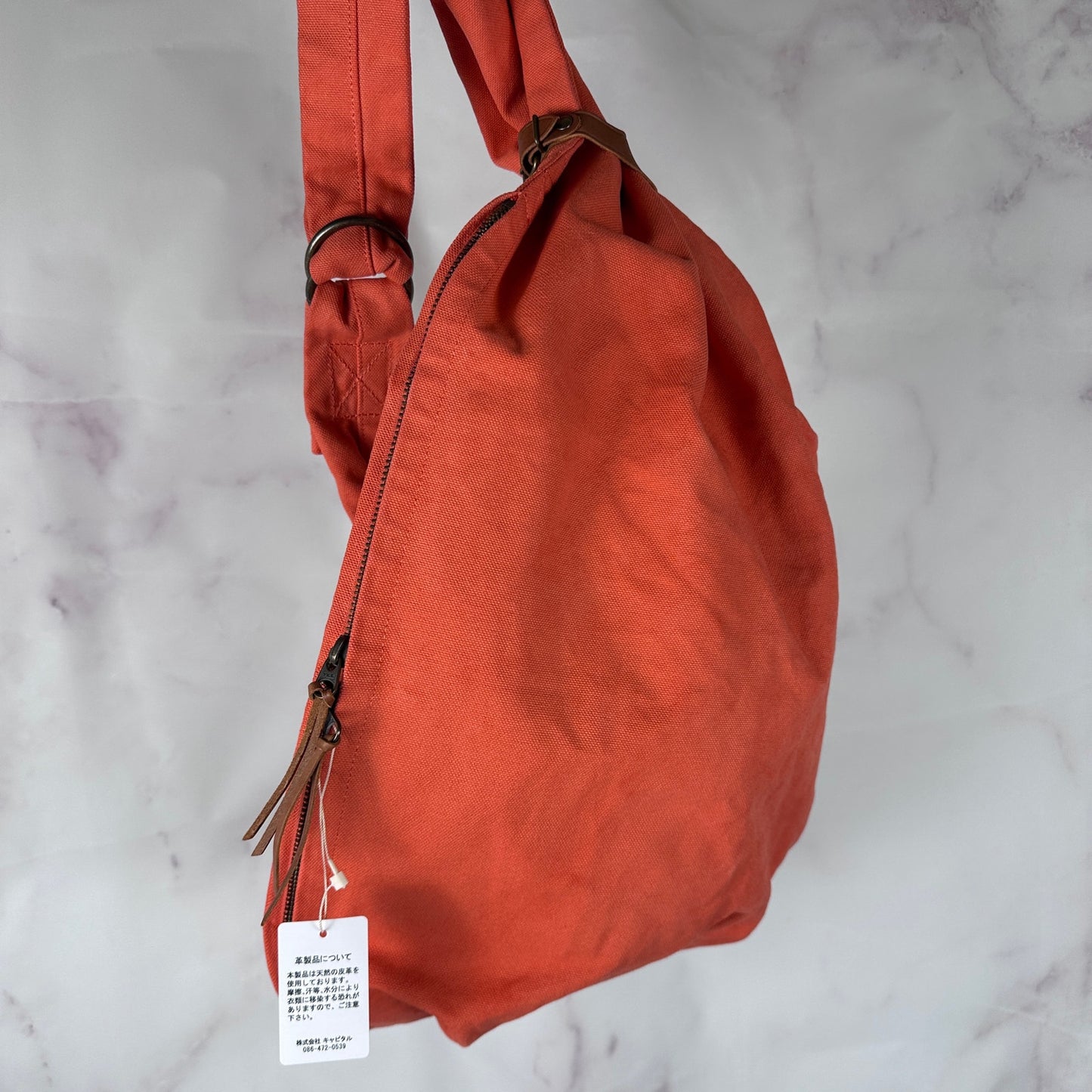 Kapital Orange Snufkin Bag