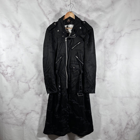 Comme des Garçons BLACK ‘Strong Will’ Biker Trench Coat