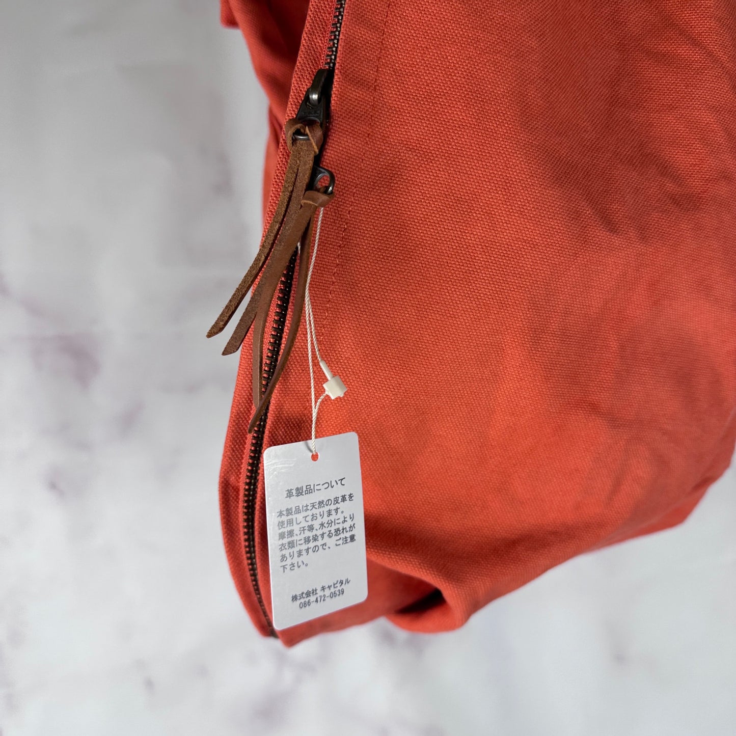 Kapital Orange Snufkin Bag