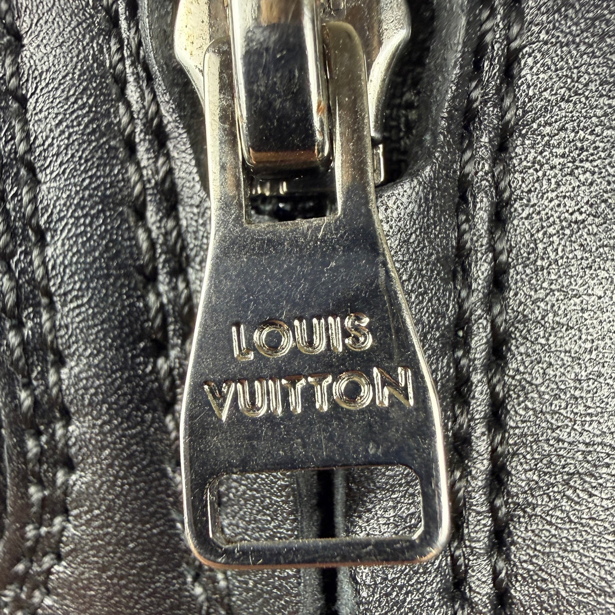 Louis Vuitton x Nigo Oberkampf LV Made Black Leather Ankle Boot