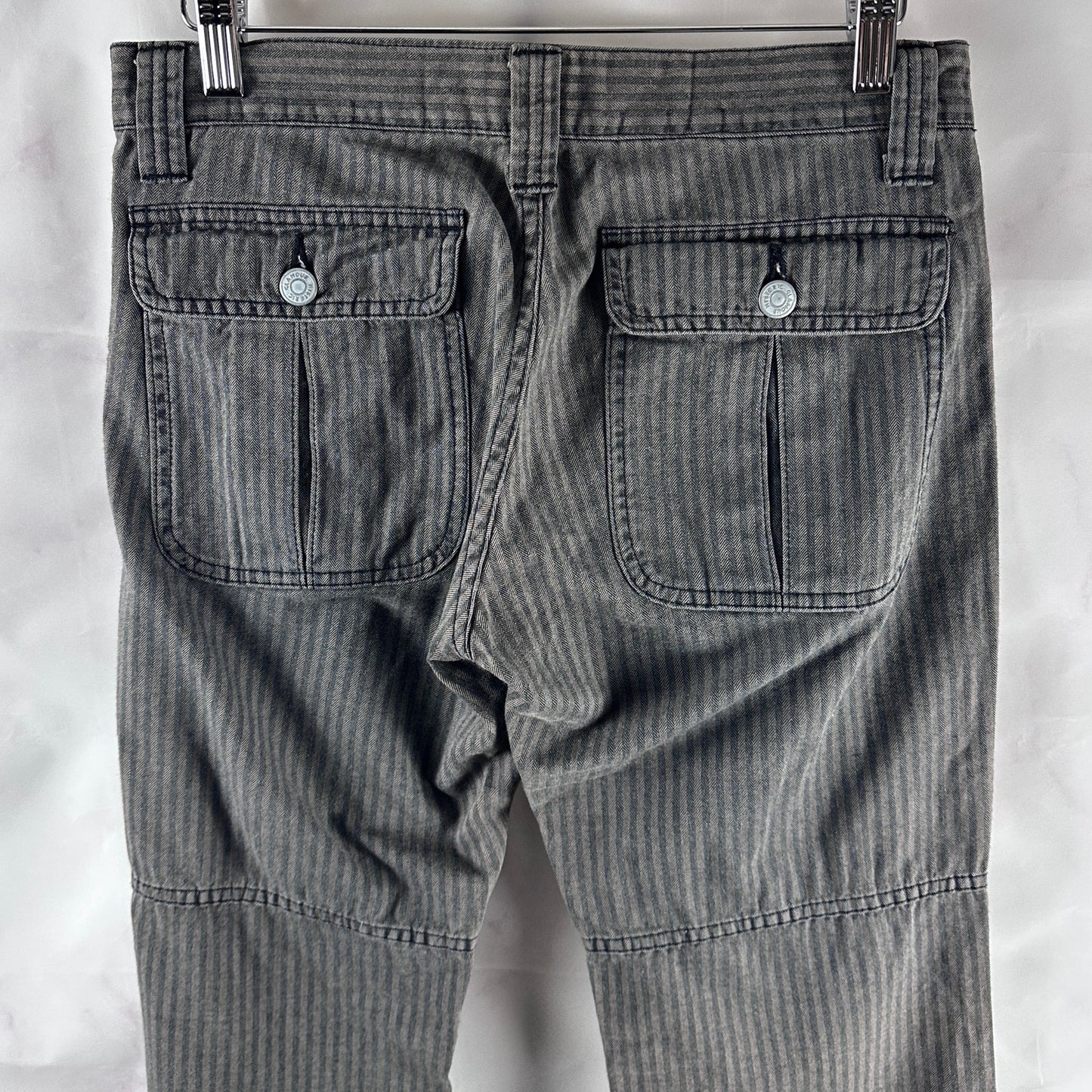 Hysteric Glamour Grey Striped Front Pocket Pants