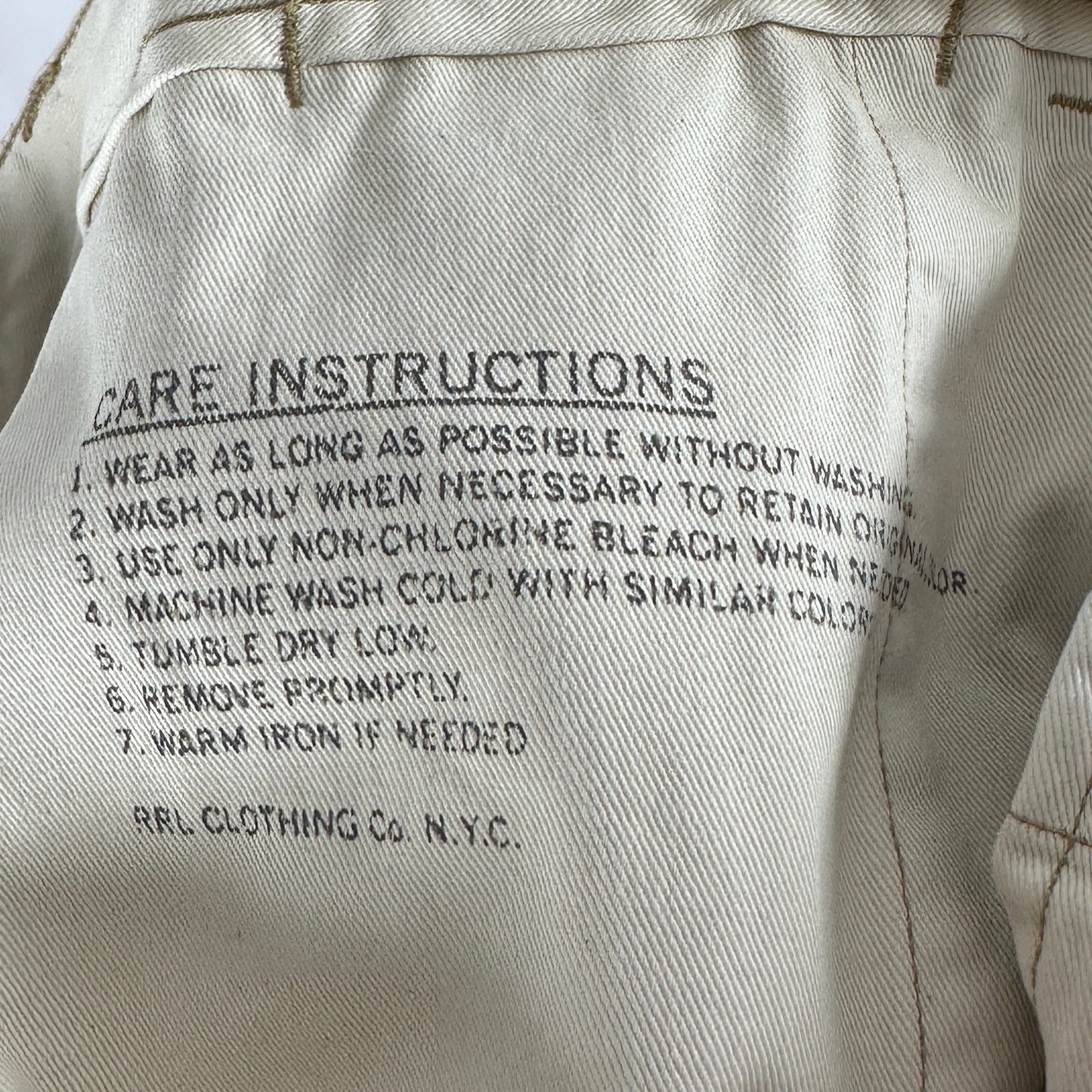 RRL Officer Field Chino Trousers