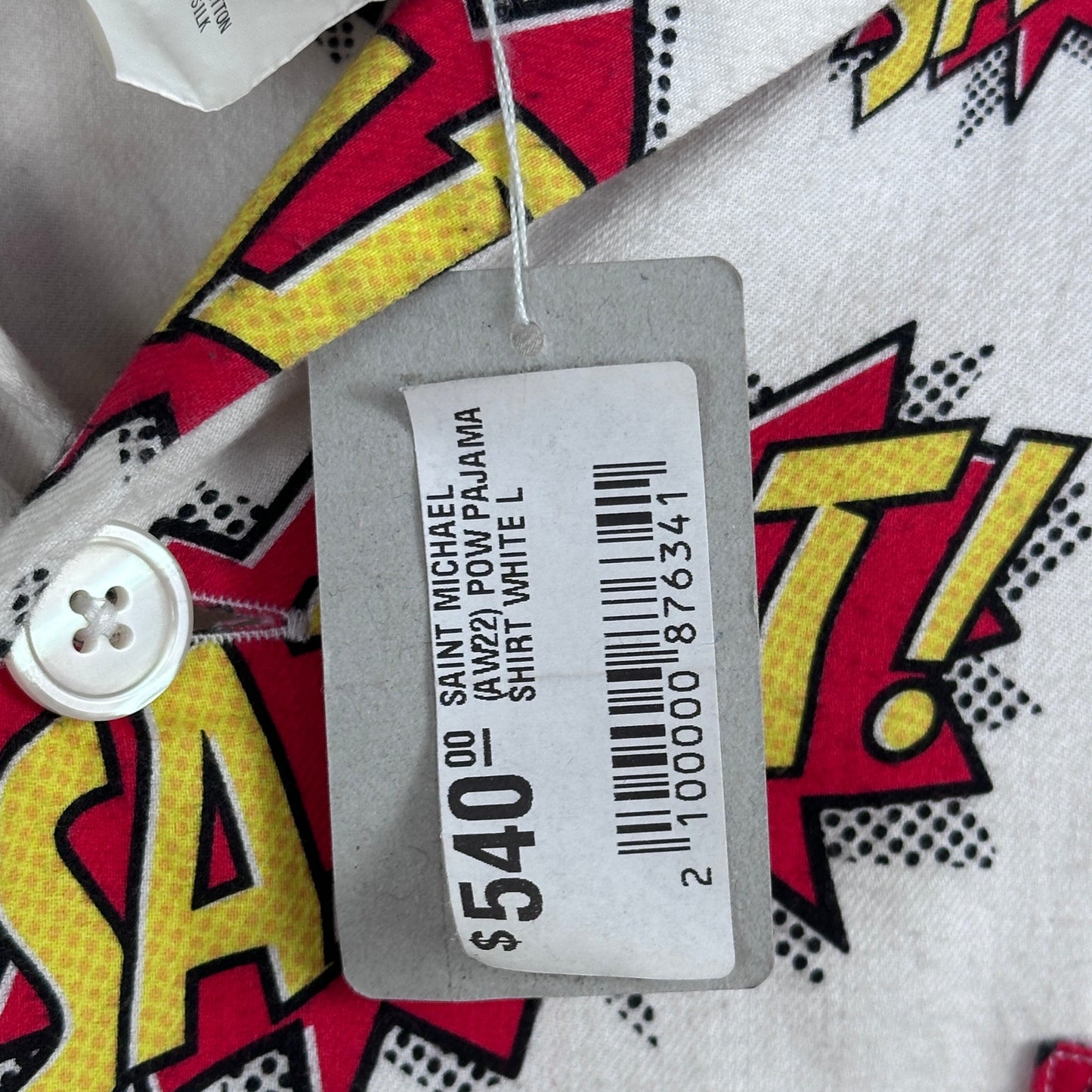 Saint Michael A/W22 POW Comic Button-Up Shirt