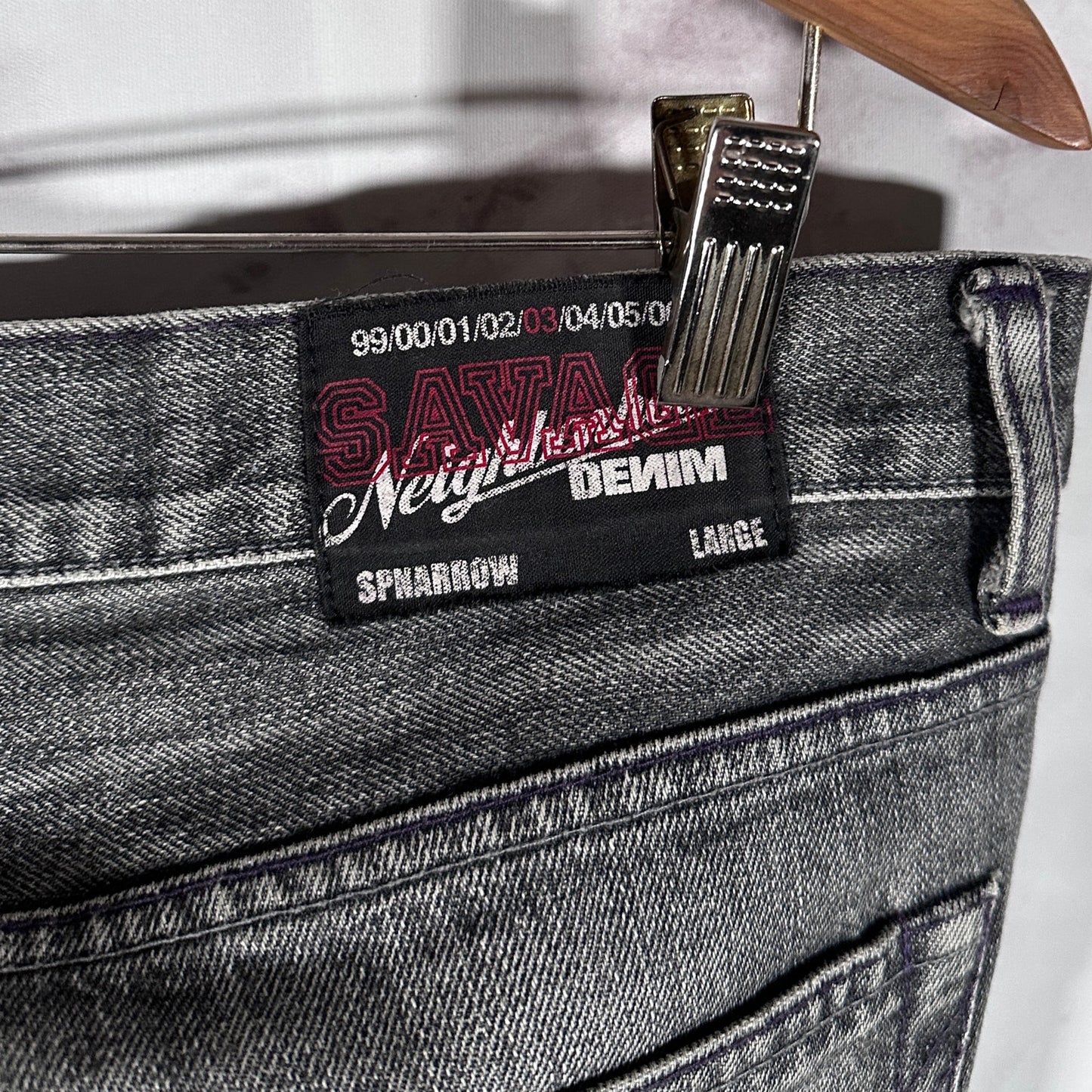 Neighborhood ‘03 SP Narrow Grey Cargo Denim