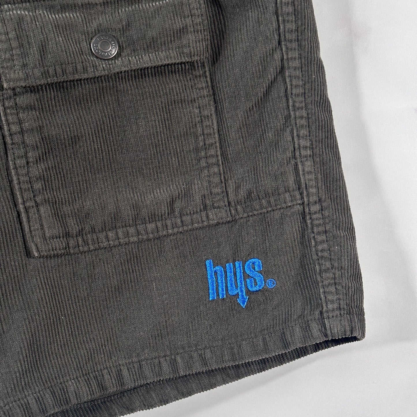 Hysteric Glamour Corduroy Embroidered Cargo Shorts