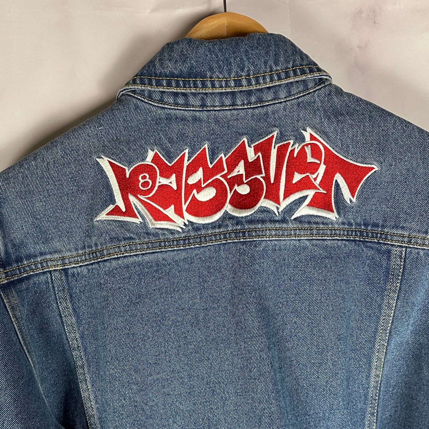 Paccbet RASSVET Embroidered Denim Trucker Jacket