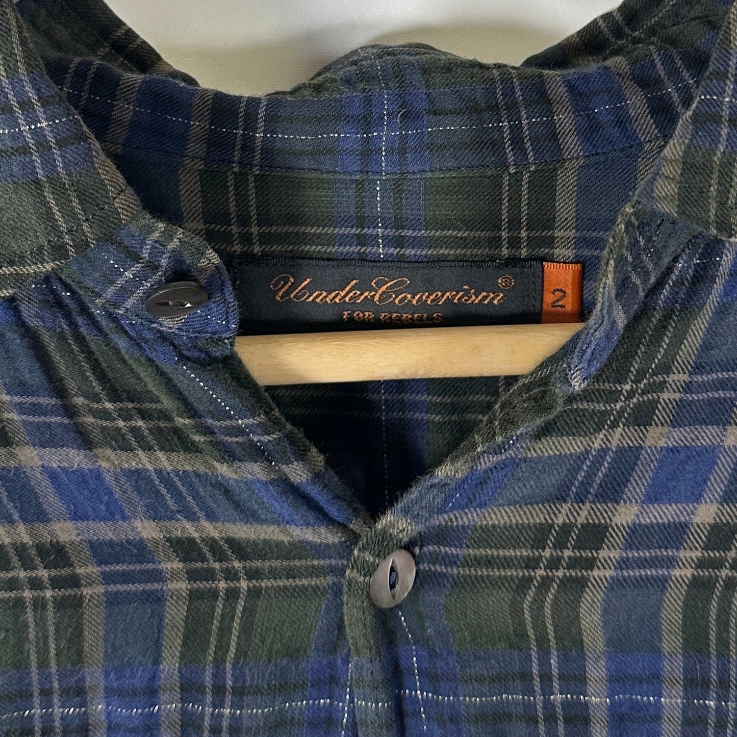 Undercover S/S07 Hybrid Bleeding Rose Flannel Shirt