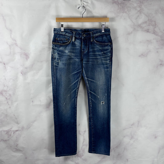 Hysteric Glamour Studded Faded Denim