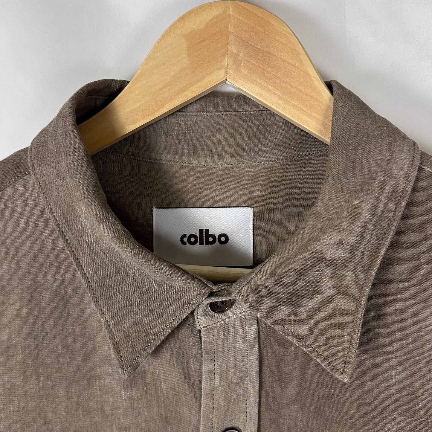 Colbo NYC Linen Greige Wash TK Shirt