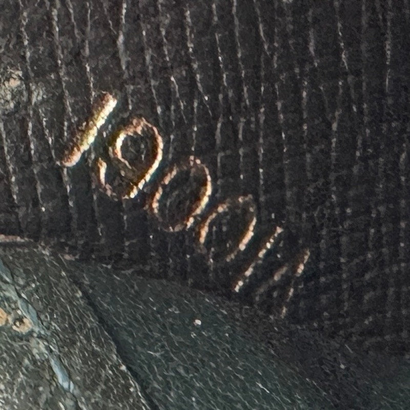Louis Vuitton Green Leather Bifold Wallet