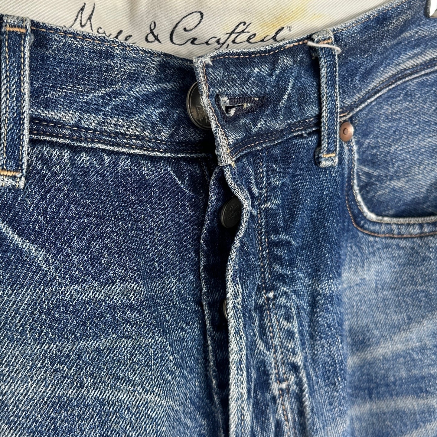 Levi’s Made & Crafted Taper Denim Blue Jeans