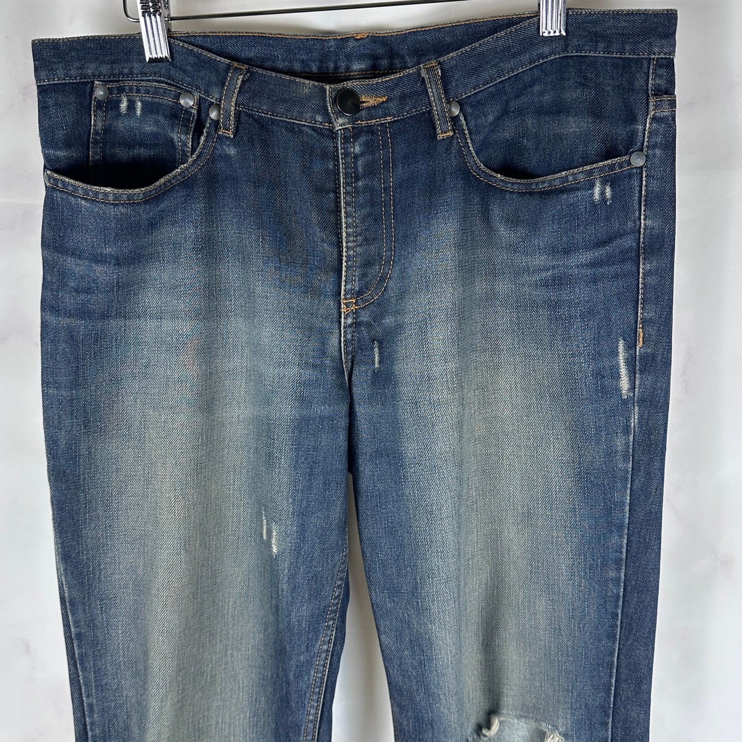 Givenchy Paris Distressed Denim
