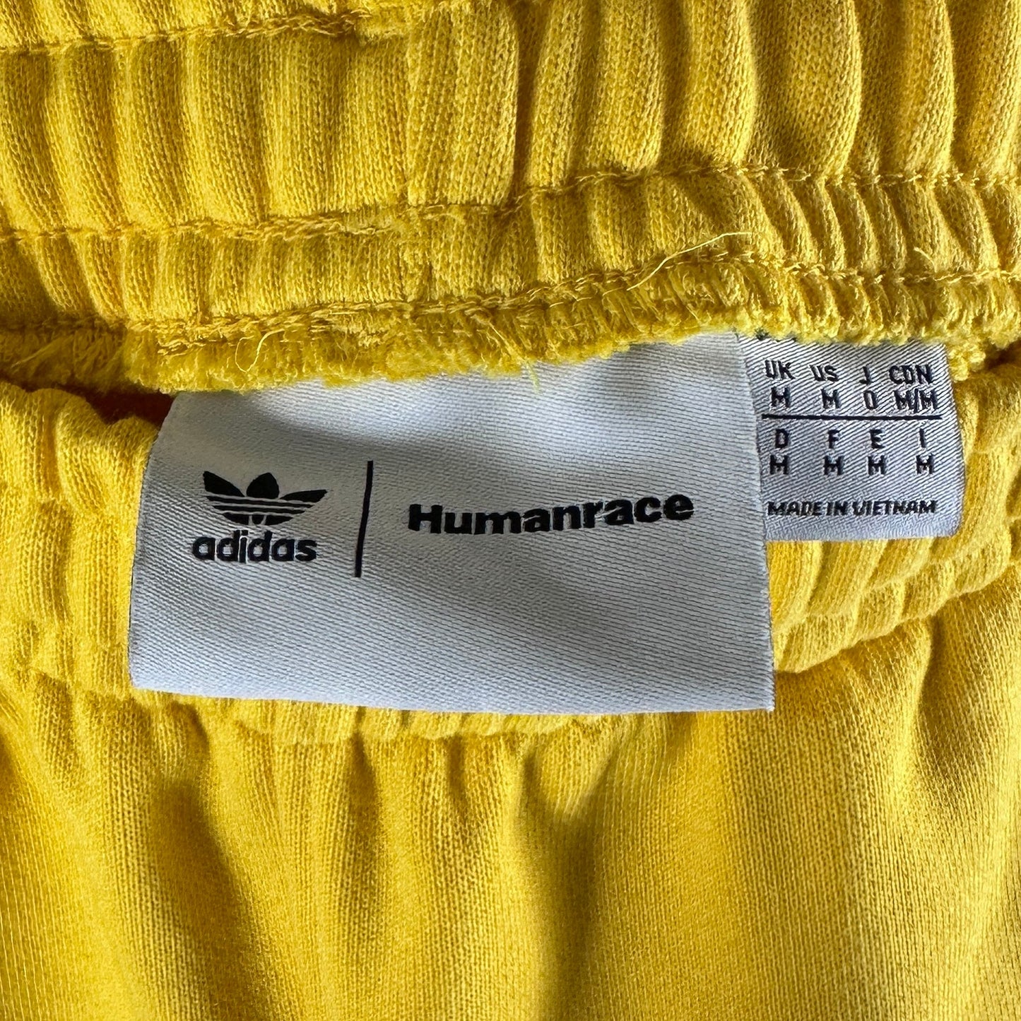 Adidas Humanrace Yellow Heavyweight Sweatpants