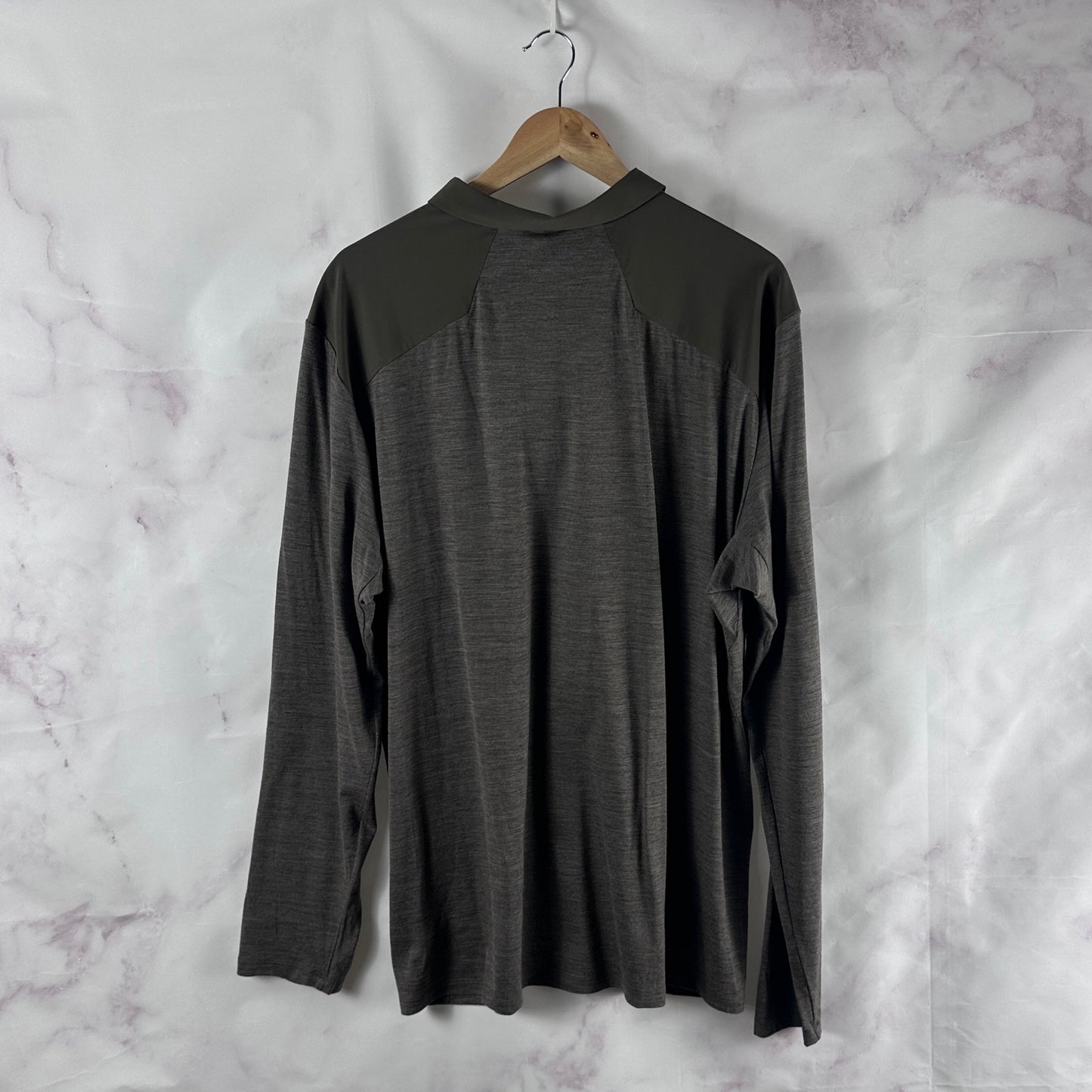Arc’teryx Veilance Frame Longsleeve Polo Gnosis Heather Green