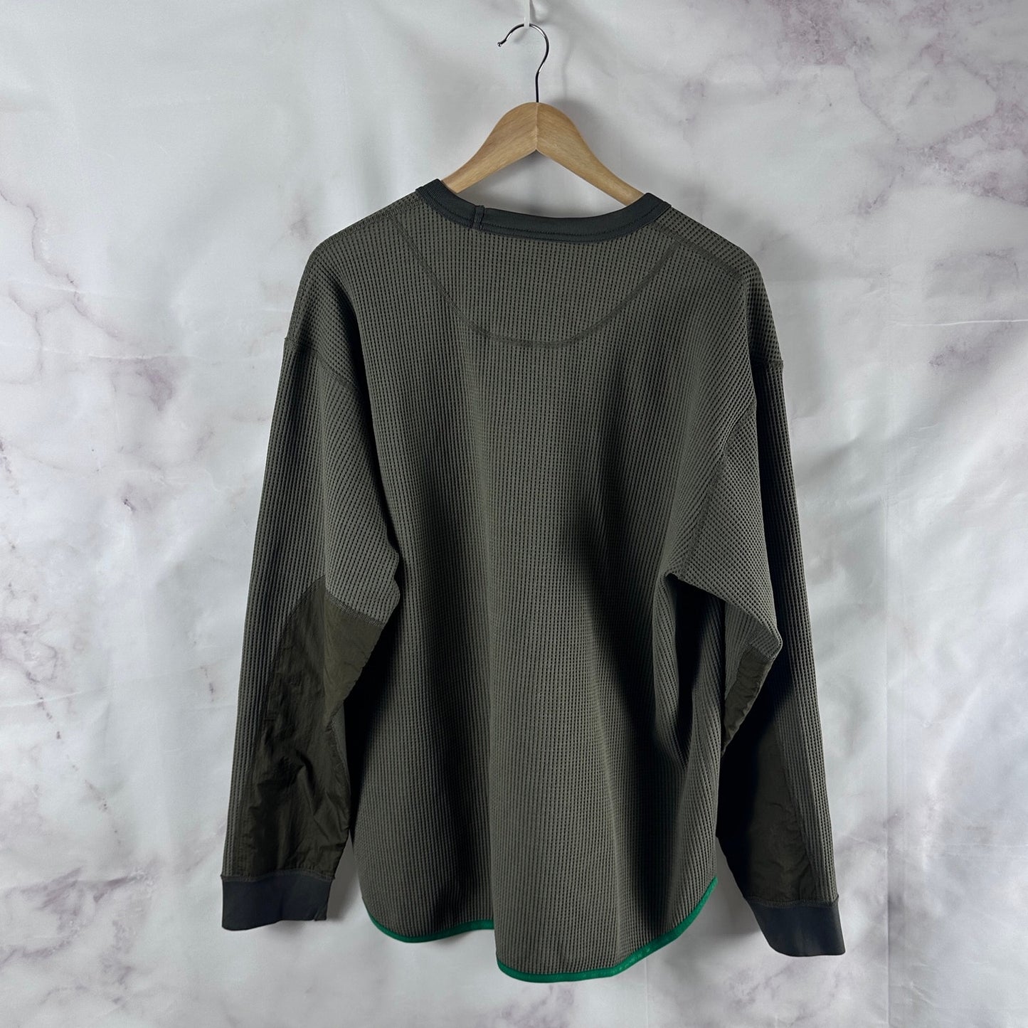 Hidden NY x And Wander Olive PE Waffle Thermal Longsleeve