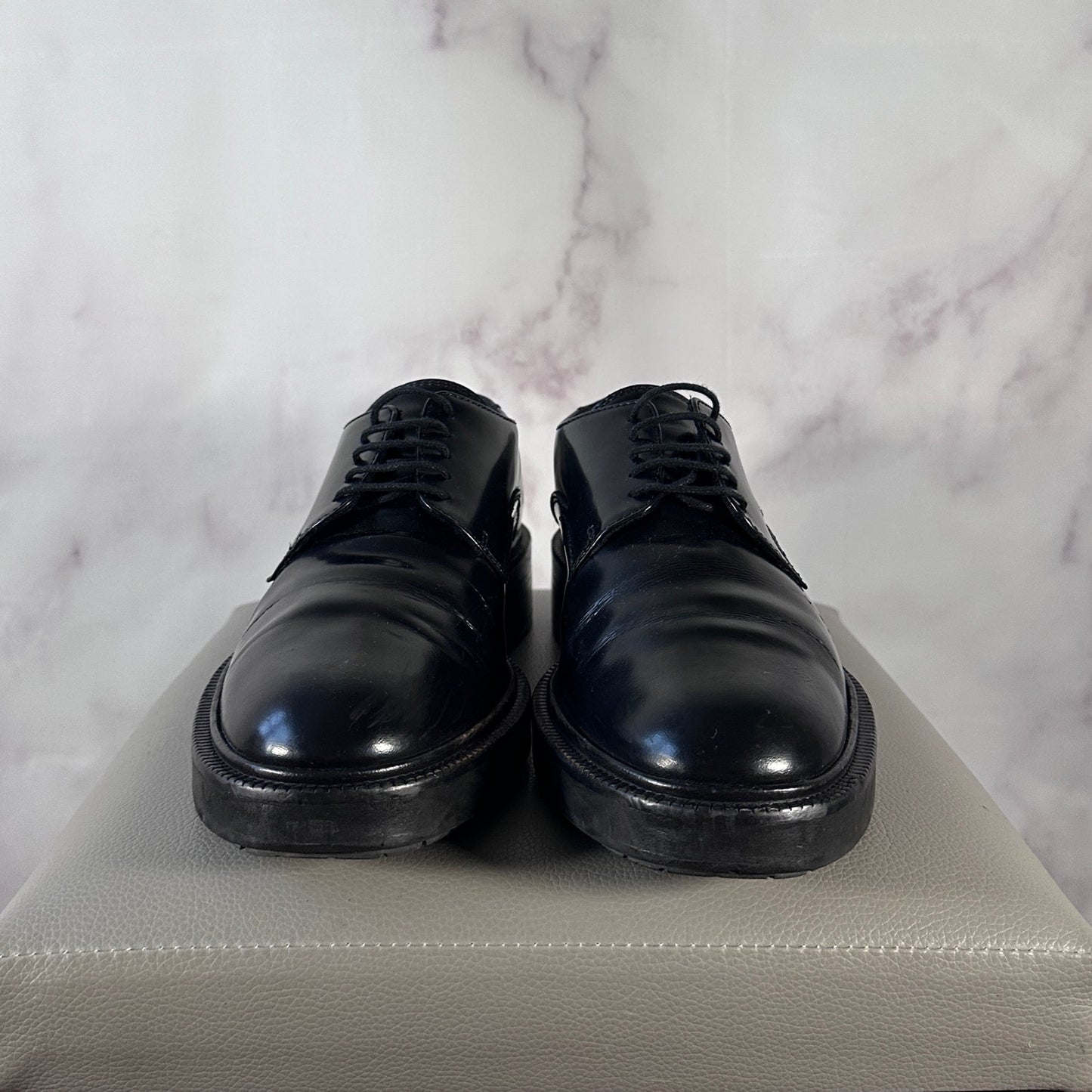 Maison Margiela MM6 Black Leather Derby
