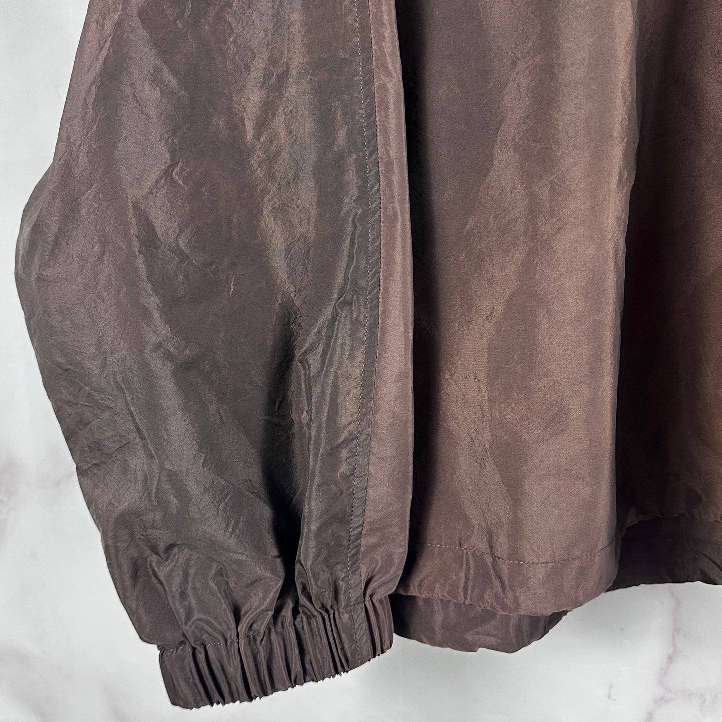 Colbo NYC Washed Burgundy Half Zip Raglan Parka