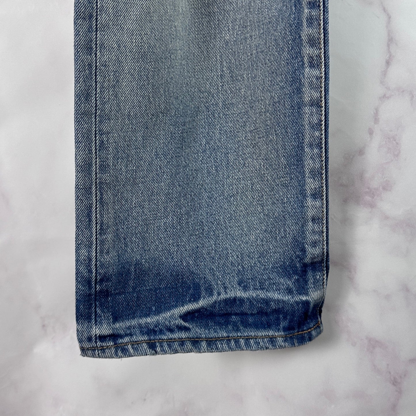 Saint Laurent Paris D23 Straight Destroyed Denim